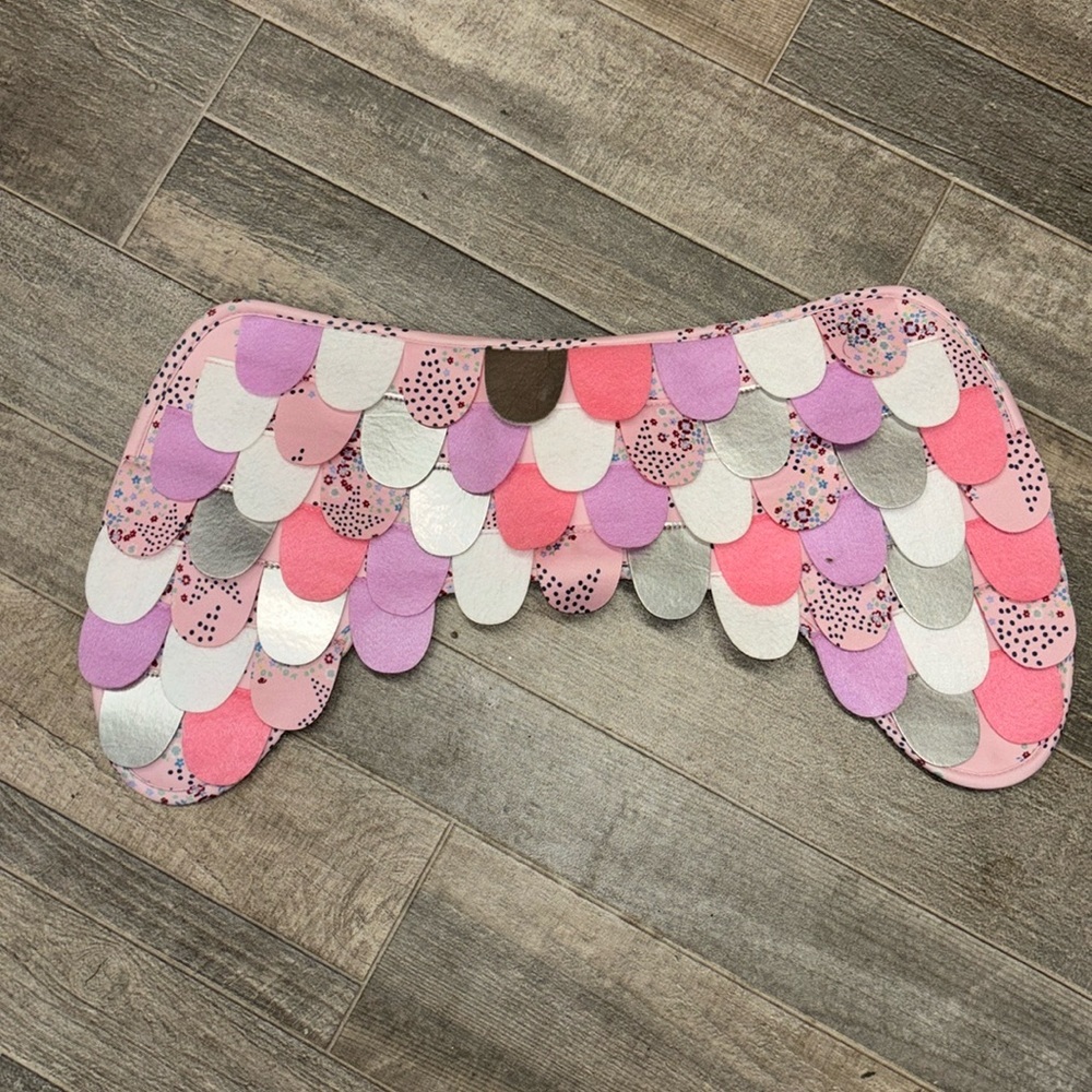 Matilda Jane Magical Patchwork Felt Wings‎ Size Small